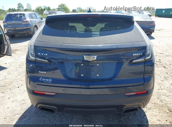1GYFZFR40KF197187 2019 CADILLAC XT4 Dark Blue 