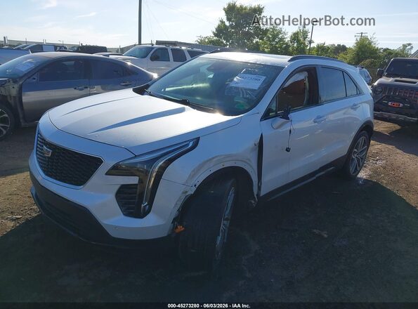 1GYFZFR42KF120417 2019 CADILLAC XT4 White Vista tres cuartos delantera izquierda