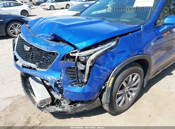 1GYFZFR42MF035595 2021 CADILLAC XT4 Blue Front view