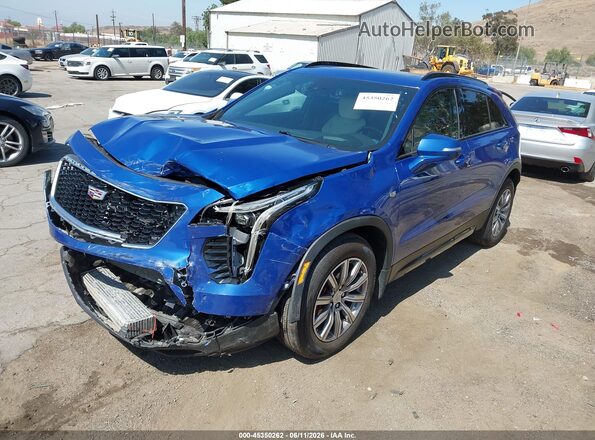1GYFZFR42MF035595 2021 CADILLAC XT4 Blue Front left