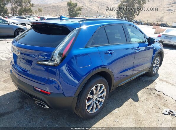 1GYFZFR42MF035595 2021 CADILLAC XT4 Blue Rear right