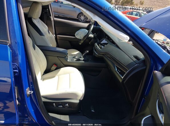 1GYFZFR42MF035595 2021 CADILLAC XT4 Blue Front interior view