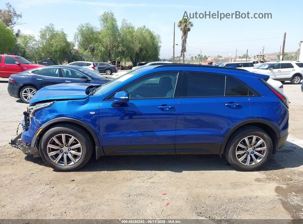 1GYFZFR42MF035595 2021 CADILLAC XT4 Blue 360 interior view