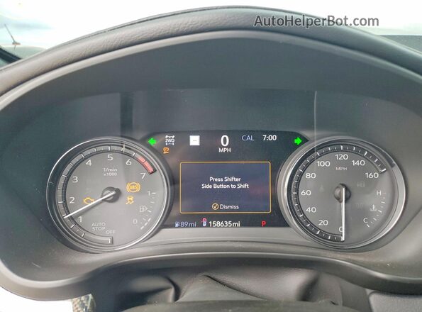 1GYFZFR43KF192470 2019 CADILLAC XT4 Black Вид щитка приладів