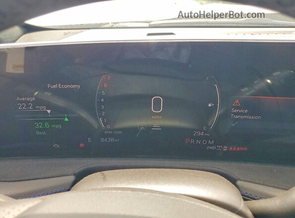 1GYFZFR47RF100299 2024 CADILLAC XT4 White Vista del cuadro de instrumentos