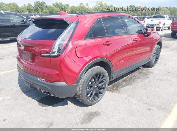 1GYFZFR48NF127697 2022 CADILLAC XT4 Красный Задняя правая четверть