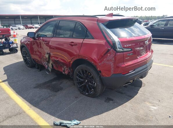 1GYFZFR48NF127697 2022 CADILLAC XT4 Красный Задняя левая четверть