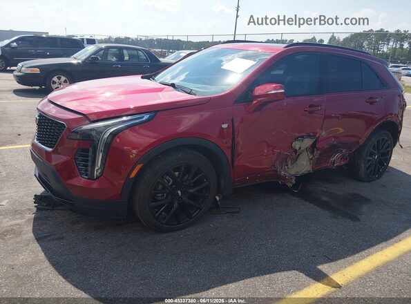 1GYFZFR48NF127697 2022 CADILLAC XT4 Красный Передняя левая четверть