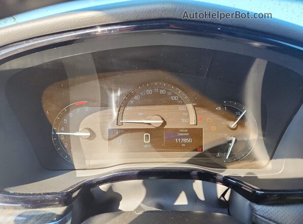 1GYKNARS0JZ240533 2018 CADILLAC XT5 White Սարքավորումների վահանակի տեսք