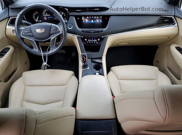 1GYKNARS0JZ243531 2018 CADILLAC XT5 White Առջևի վահանակի տեսք