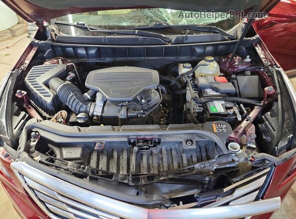 1GYKNARS1HZ176108 2017 CADILLAC XT5 Burgundy Вид задньої частини салону