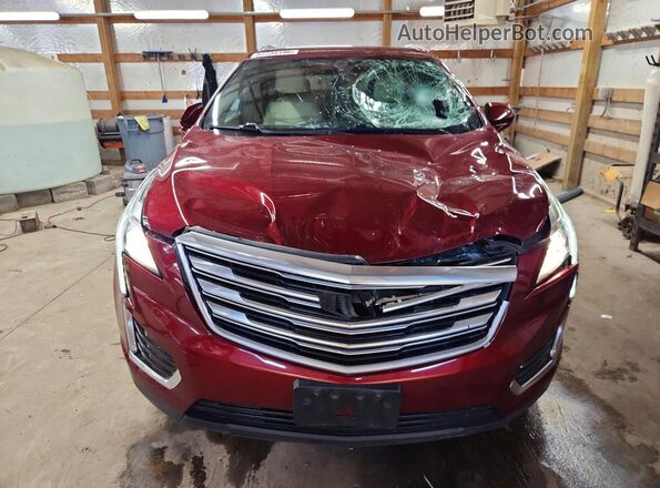 1GYKNARS1HZ176108 2017 CADILLAC XT5 Burgundy Вид спереду