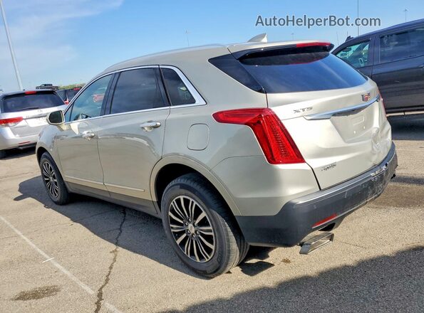 1GYKNARS4HZ210834 2017 CADILLAC XT5 Beige Rear left
