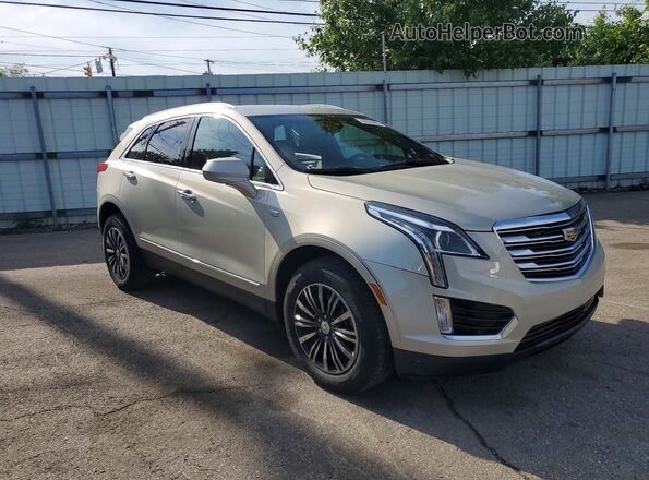 1GYKNARS4HZ210834 2017 CADILLAC XT5 Beige Front right