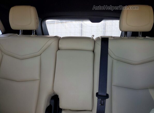 1GYKNARS4HZ210834 2017 CADILLAC XT5 Beige Rear seats view