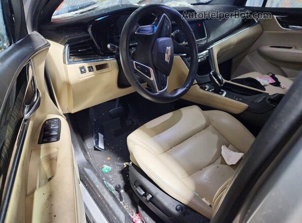 1GYKNARS5HZ211734 2017 CADILLAC XT5 Gray წინა პანელის ხედი