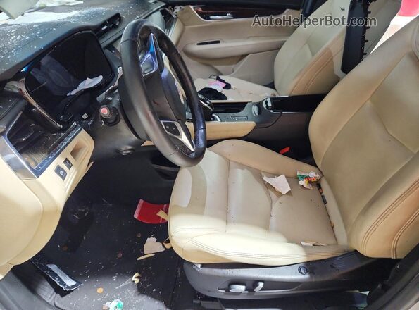 1GYKNARS5HZ211734 2017 CADILLAC XT5 Gray წინა სალონის ხედი