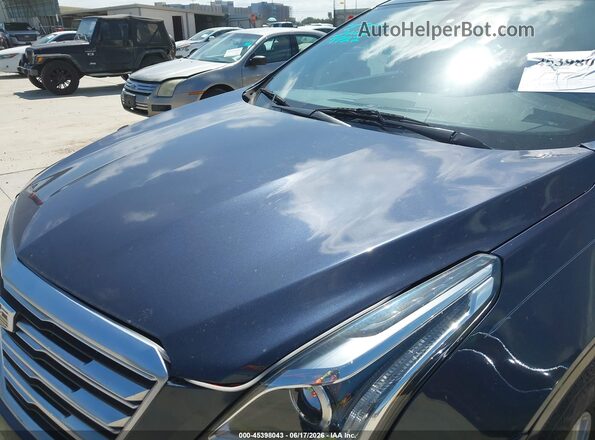 1GYKNARS5JZ186873 2018 CADILLAC XT5 Blue Widok z przodu