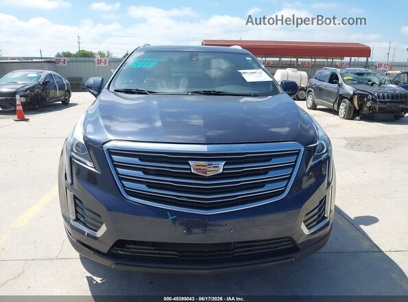 1GYKNARS5JZ186873 2018 CADILLAC XT5 Blue Widok zestawu wskaźników