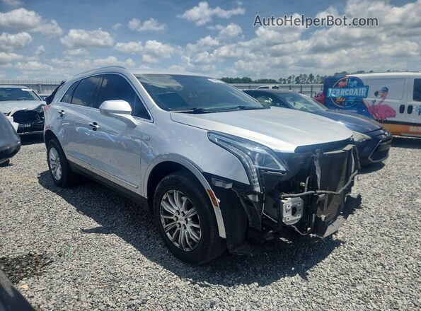 1GYKNARS5KZ183554 2019 CADILLAC XT5 Silver Front right