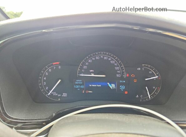 1GYKNARS8KZ287732 2019 CADILLAC XT5 White Սարքավորումների վահանակի տեսք