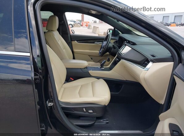1GYKNARSXJZ218913 2018 CADILLAC XT5 Black წინა სალონის ხედი