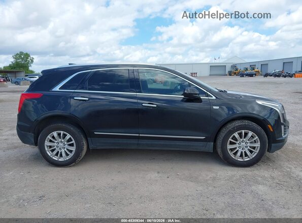 1GYKNARSXJZ218913 2018 CADILLAC XT5 Black უკანა სალონის ხედი