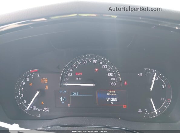 1GYKNBRS3HZ128468 2017 CADILLAC XT5 Black Вид задніх сидінь