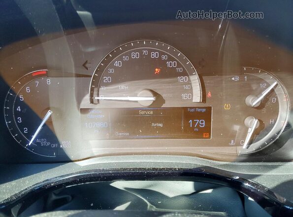1GYKNBRS3HZ148722 2017 CADILLAC XT5 White ხელსაწყოთა პანელის ხედი