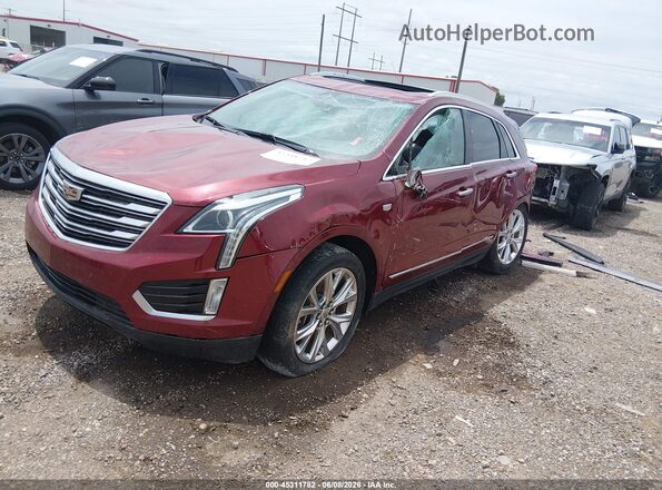 1GYKNBRS3HZ208515 2017 CADILLAC XT5 Red Առջևի ձախ երեք քառորդ տեսարան