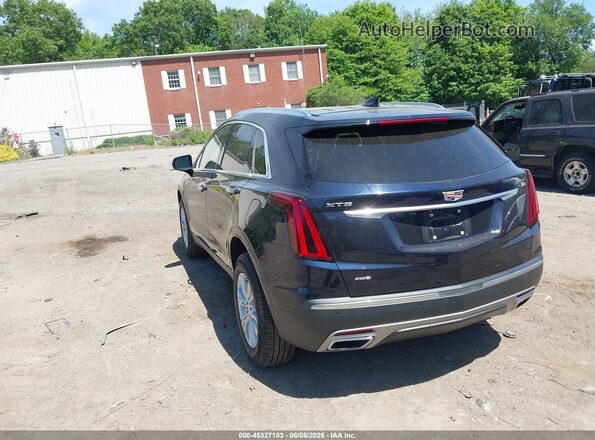 1GYKNDR43MZ149537 2021 CADILLAC XT5 Navy Հետևի ձախ