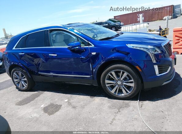 1GYKNDR43RZ748994 2024 CADILLAC XT5 Blue Սալոնի հետևի տեսք
