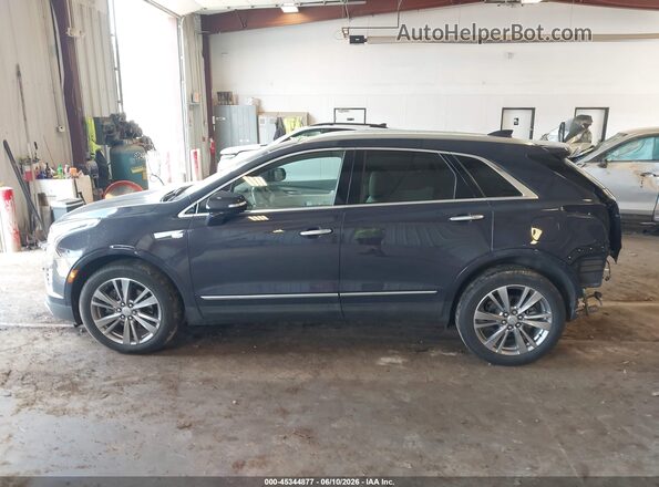 1GYKNDR48RZ725615 2024 CADILLAC XT5 Dark Blue Панорамный вид салона 360°