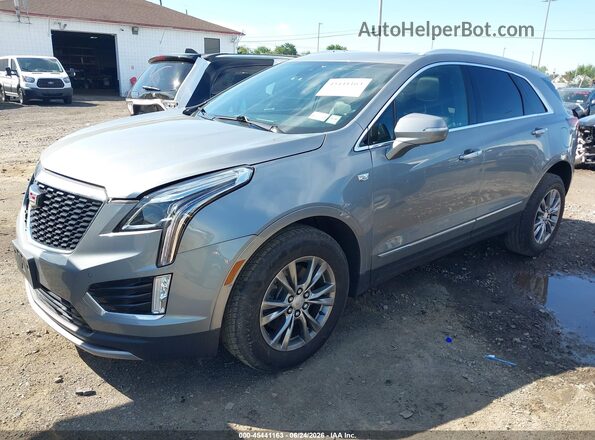 1GYKNDR49PZ107930 2023 CADILLAC XT5 Gray Vista tres cuartos delantera izquierda