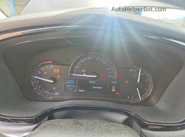1GYKNDRSXKZ291895 2019 CADILLAC XT5 Black Սարքավորումների վահանակի տեսք