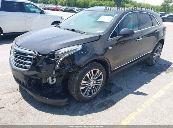 1GYKNERS5HZ271004 2017 CADILLAC XT5 Black Առջևի ձախ երեք քառորդ տեսարան
