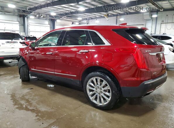 1GYKNFRS1HZ134583 2017 CADILLAC XT5 Red უკანა მარცხენა