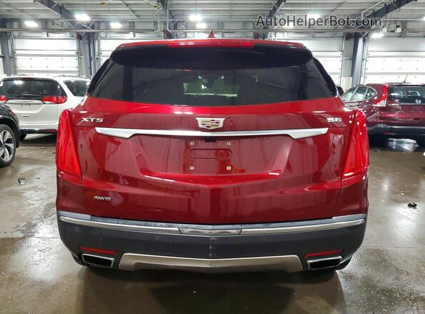 1GYKNFRS1HZ134583 2017 CADILLAC XT5 Red უკანა ხედი