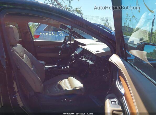 1GYKNFRS5HZ197086 2017 CADILLAC XT5 Black წინა სალონის ხედი