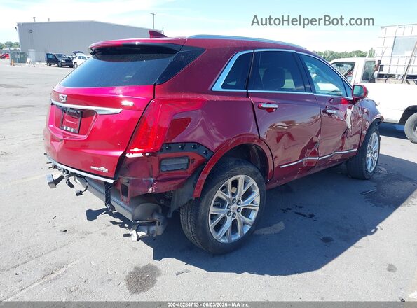 1GYKNFRS5KZ135744 2019 CADILLAC XT5 Red უკანა მარჯვენა
