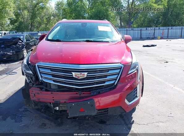 1GYKNFRS5KZ135744 2019 CADILLAC XT5 Red ხელსაწყოთა პანელის ხედი