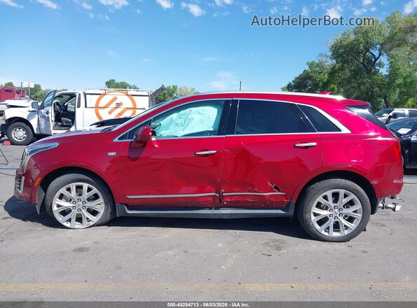 1GYKNFRS5KZ135744 2019 CADILLAC XT5 Red სალონის 360-გრადუსიანი ხედი