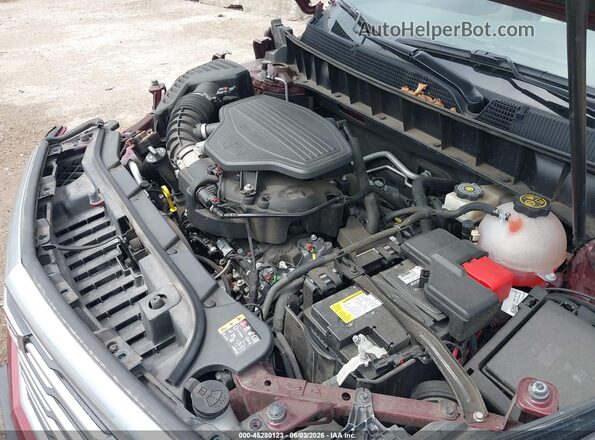 1GYKNFRS6JZ198902 2018 CADILLAC XT5 Red Вид ззаду
