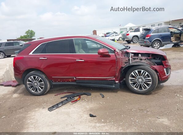 1GYKNFRS6JZ198902 2018 CADILLAC XT5 Red Вид задньої частини салону
