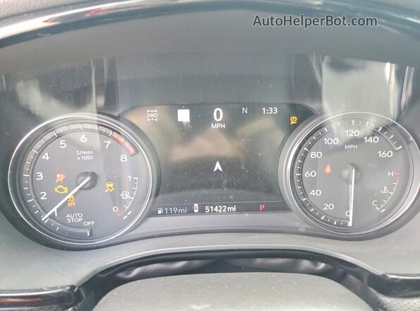 1GYKNGRS3PZ137957 2023 CADILLAC XT5 Black ხელსაწყოთა პანელის ხედი