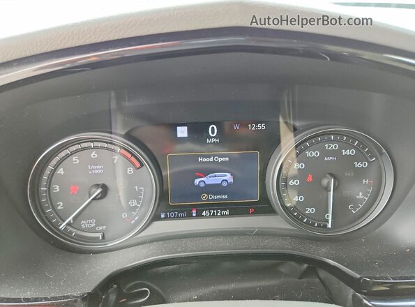1GYKPCRS1PZ163721 2023 CADILLAC XT6 White Vista del cuadro de instrumentos