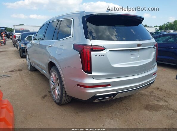 1GYKPCRS3LZ184628 2020 CADILLAC XT6 Серебряный Задняя левая четверть