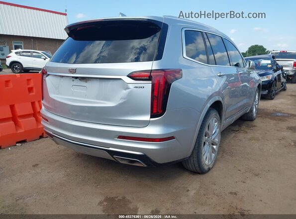 1GYKPCRS3LZ184628 2020 CADILLAC XT6 Серебряный Задняя правая четверть