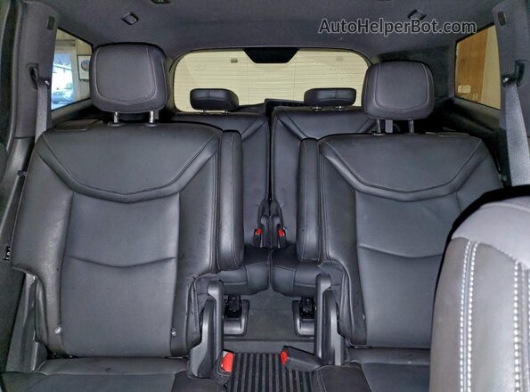 1GYKPCRS4PZ217691 2023 CADILLAC XT6 Black Rear seats view
