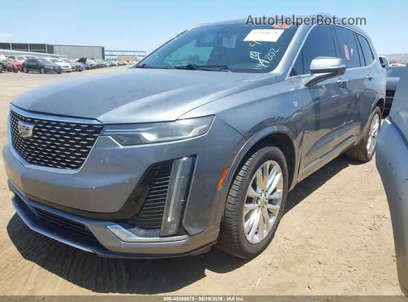 1GYKPCRS5LZ149802 2020 CADILLAC XT6 Серый Передняя левая четверть